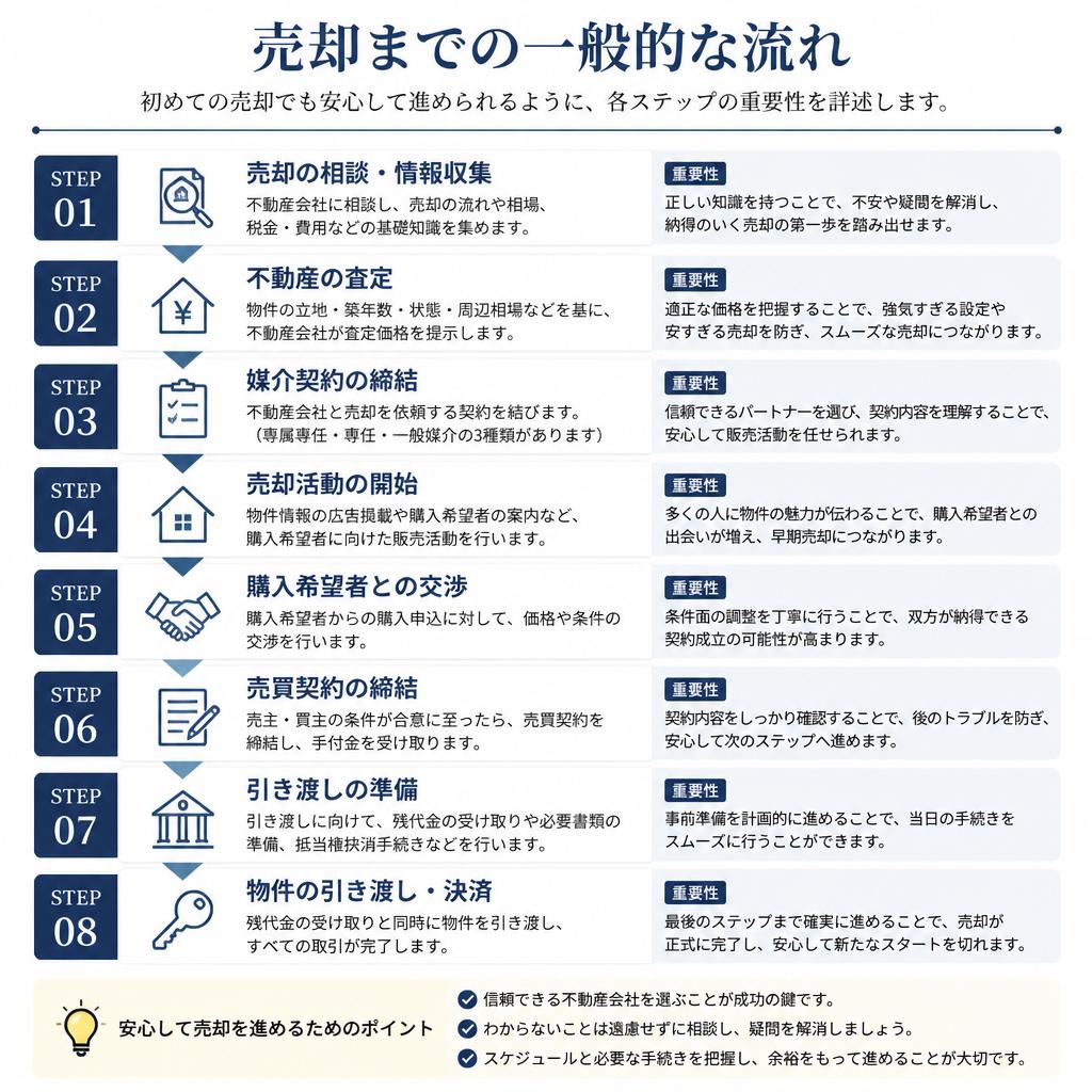 不動産売却の流れ