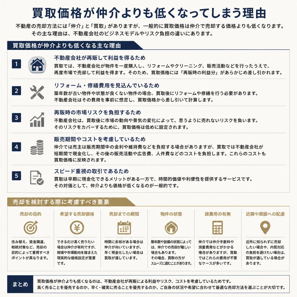 買取価格が安くなる理由