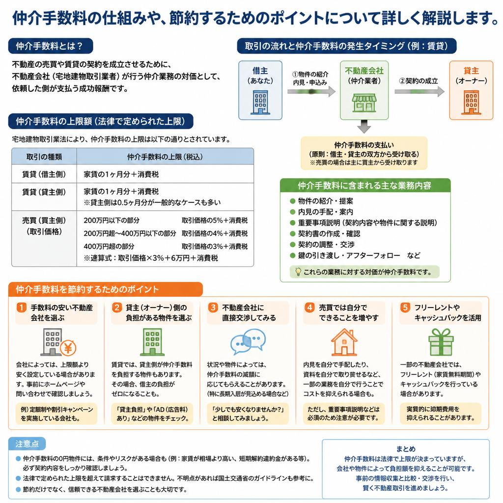 仲介手数料について知っておくべきこと
