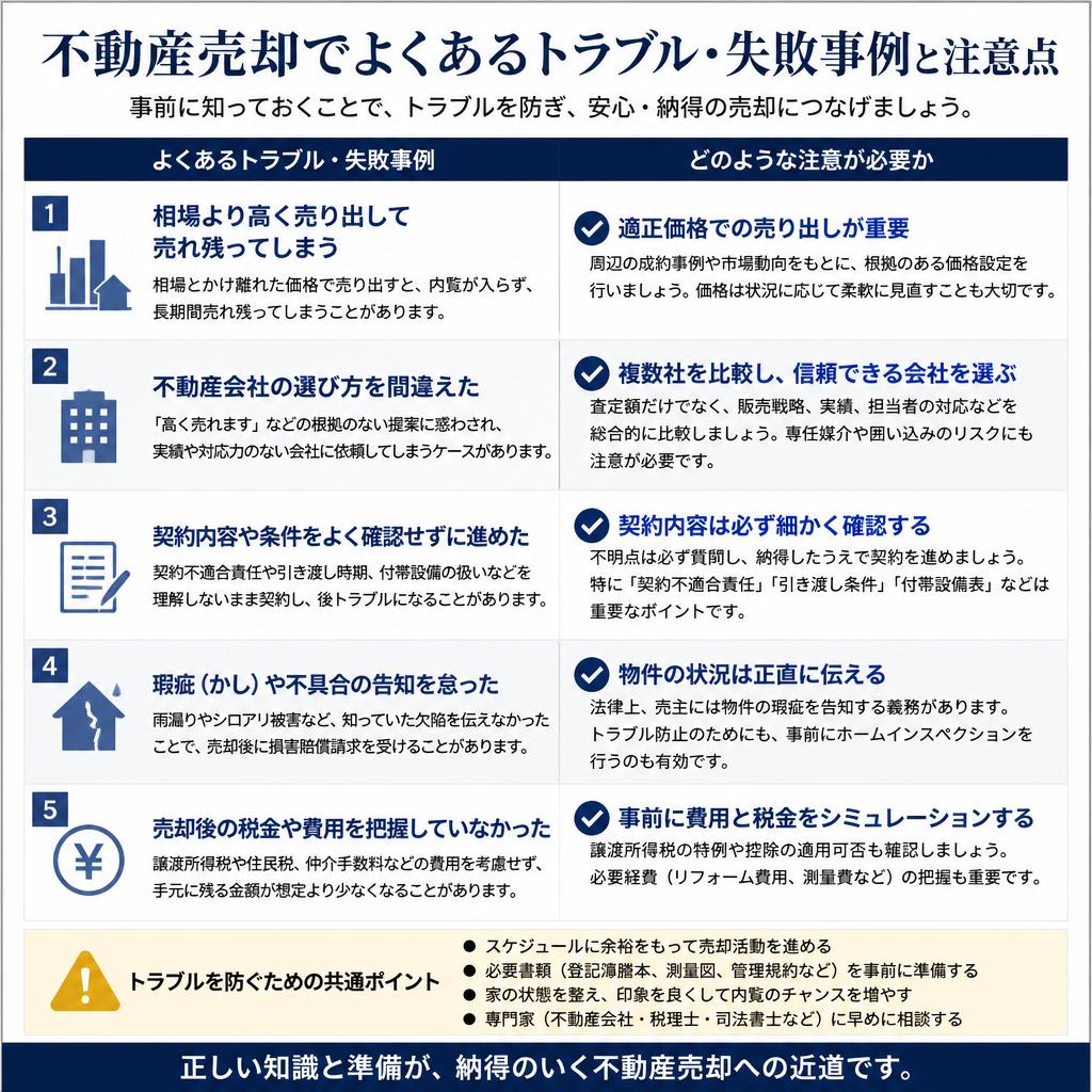 知っておくべき失敗事例