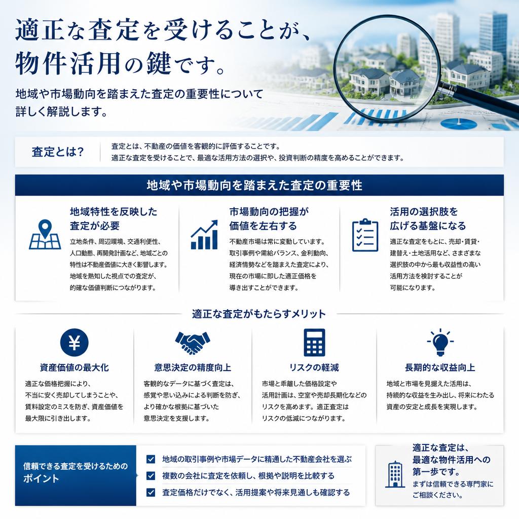 査定を行うメリット