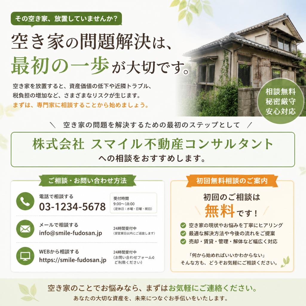 まずは相談から始めましょう！