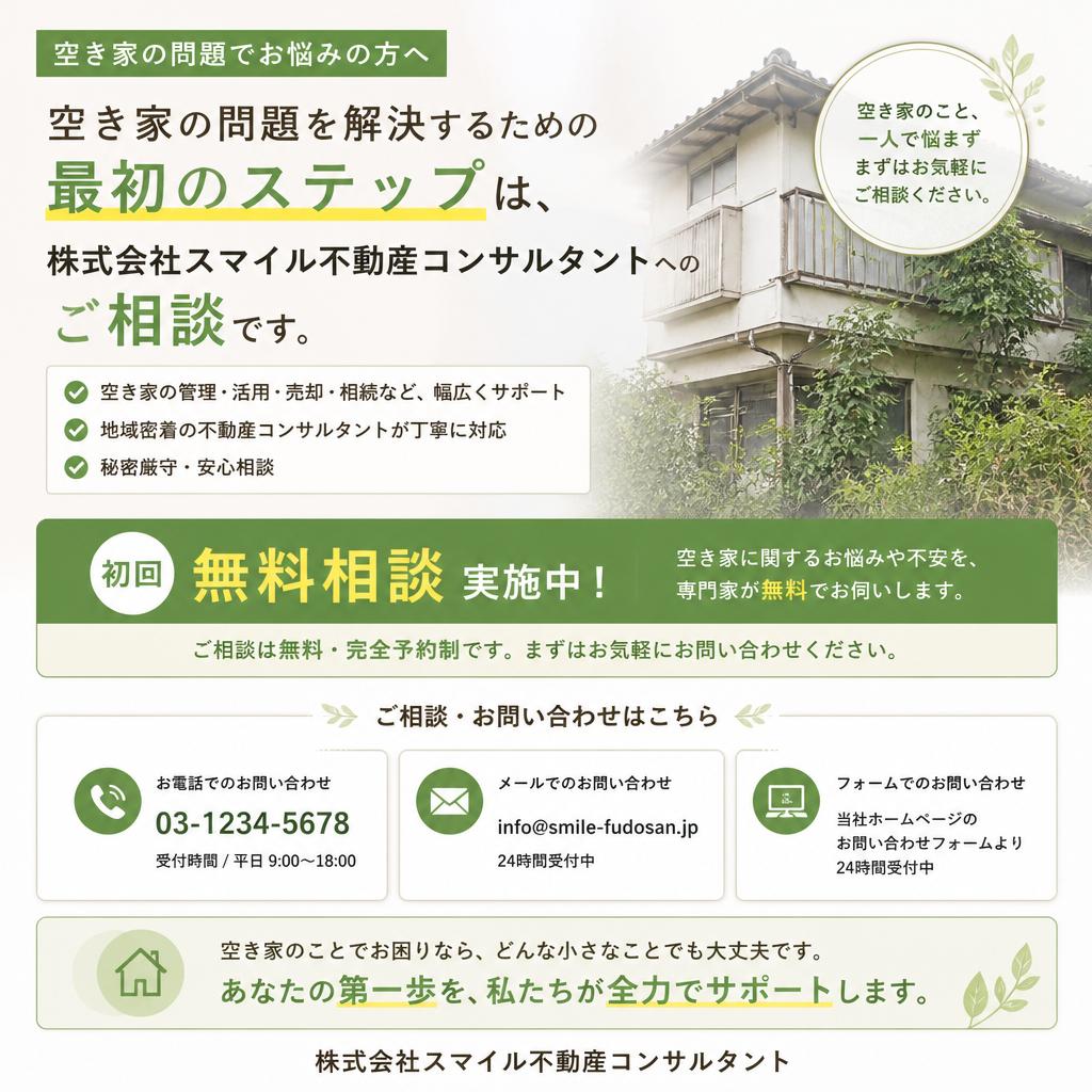 まずは相談から始めましょう！