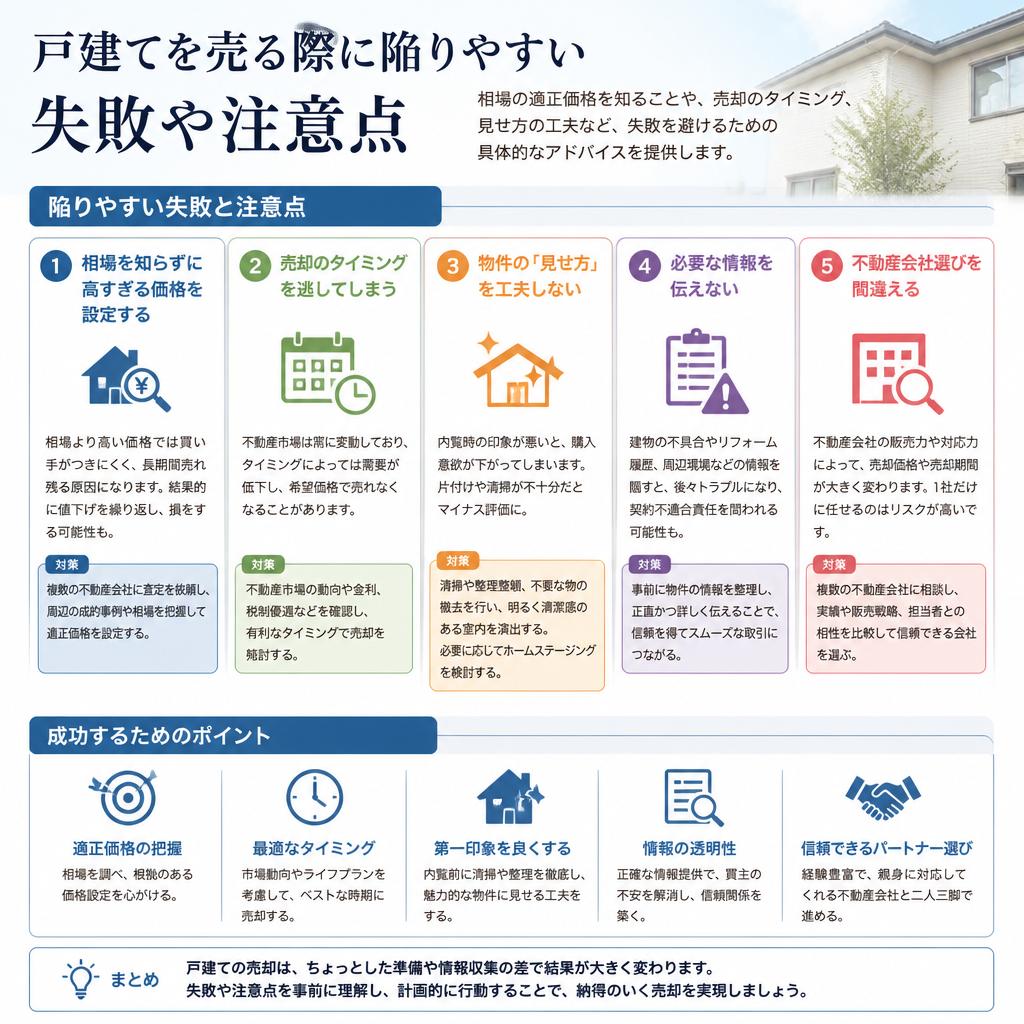失敗しない不動産売却のポイント