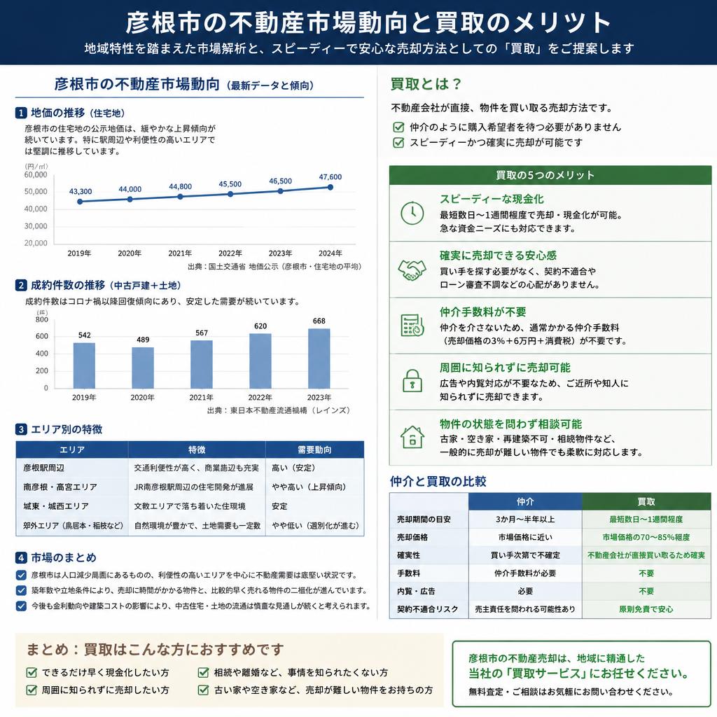 彦根市の不動産市場の現状