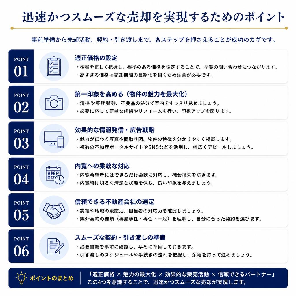 スムーズな売却手続きのために