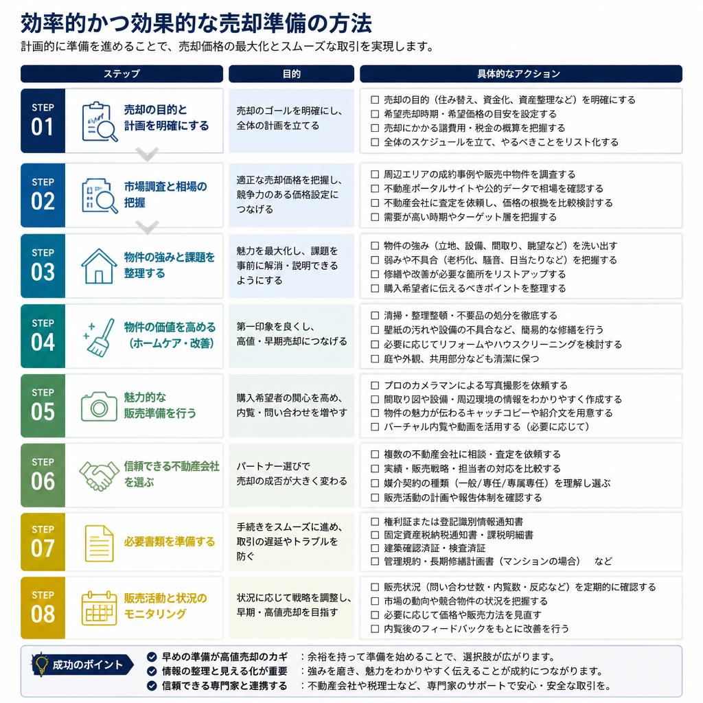 4. 売却準備の進め方