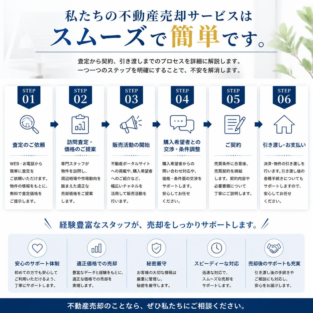 不動産売却の流れ