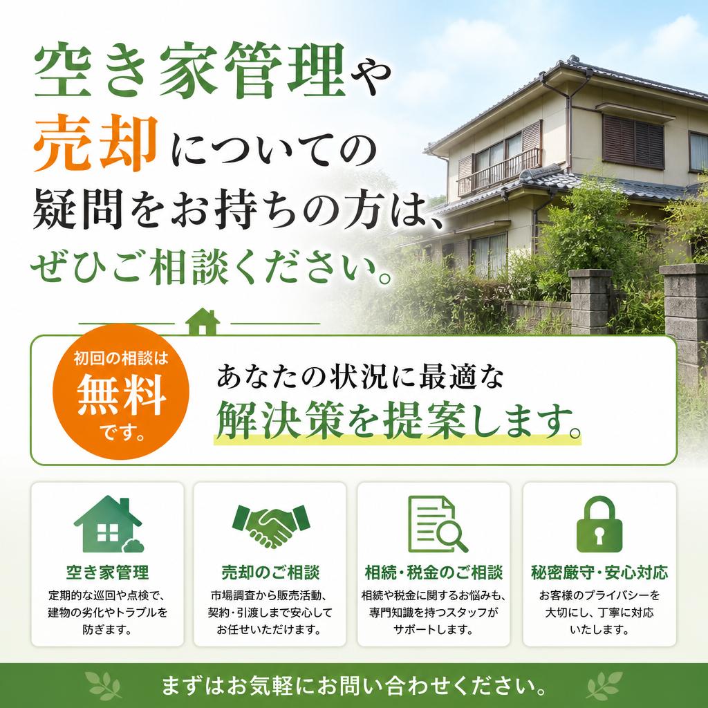 まずはお気軽に相談を！