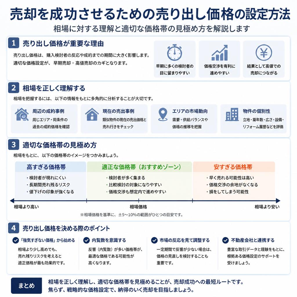 4. 適正な売り出し価格の設定