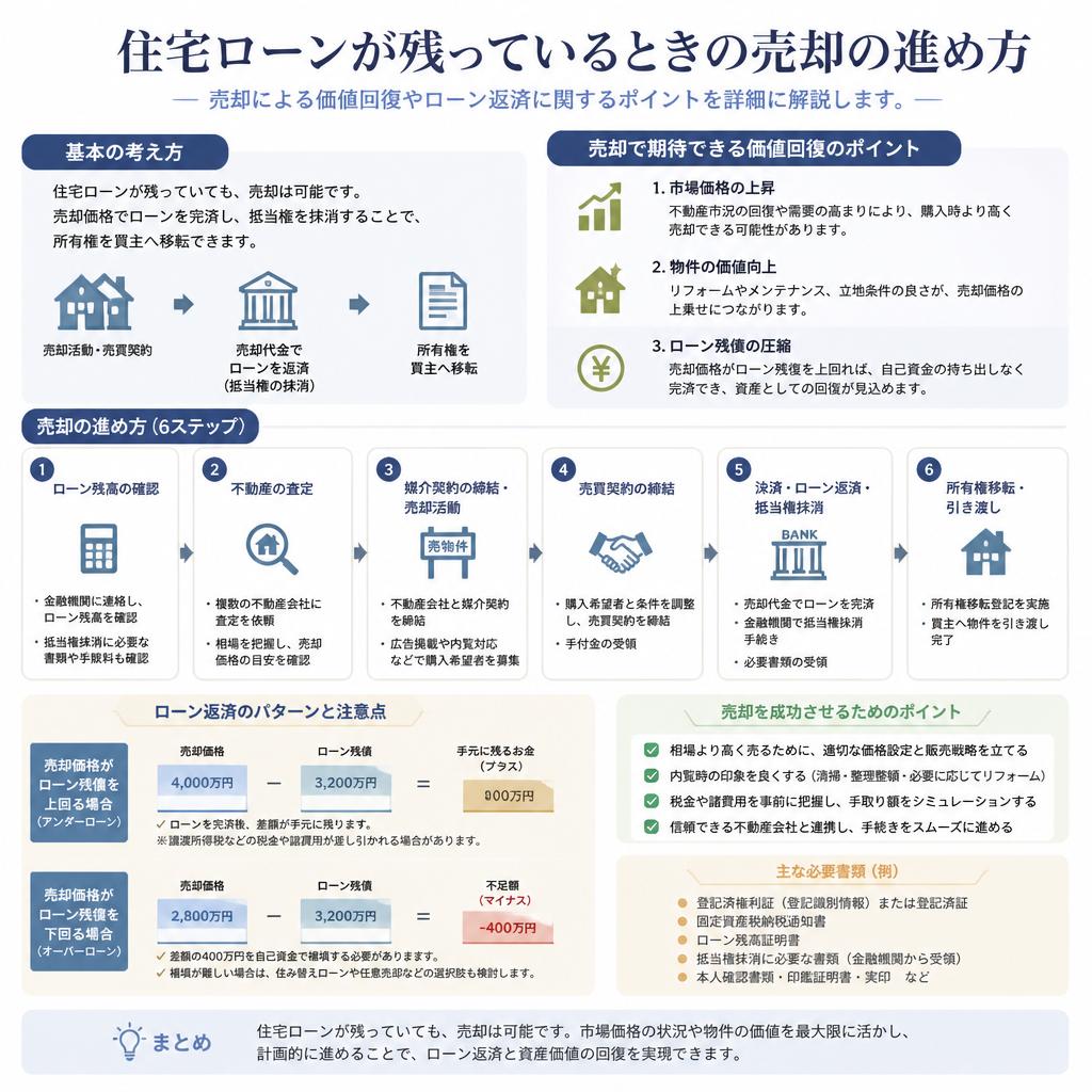 5. 住宅ローンが残っている場合の対処法