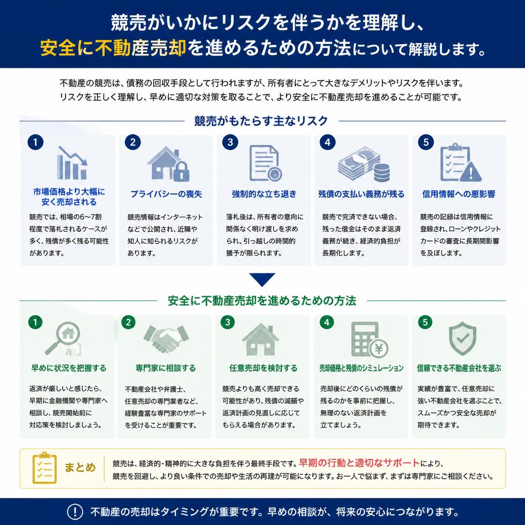 落とし穴が待ち受ける競売とは？