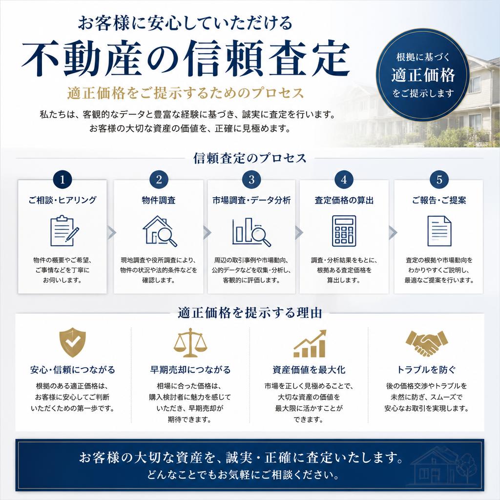 5. 信頼の査定で安心取引