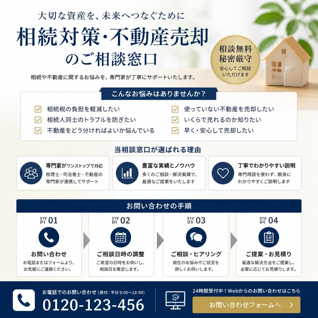 まずは相談から、安心のサポートを