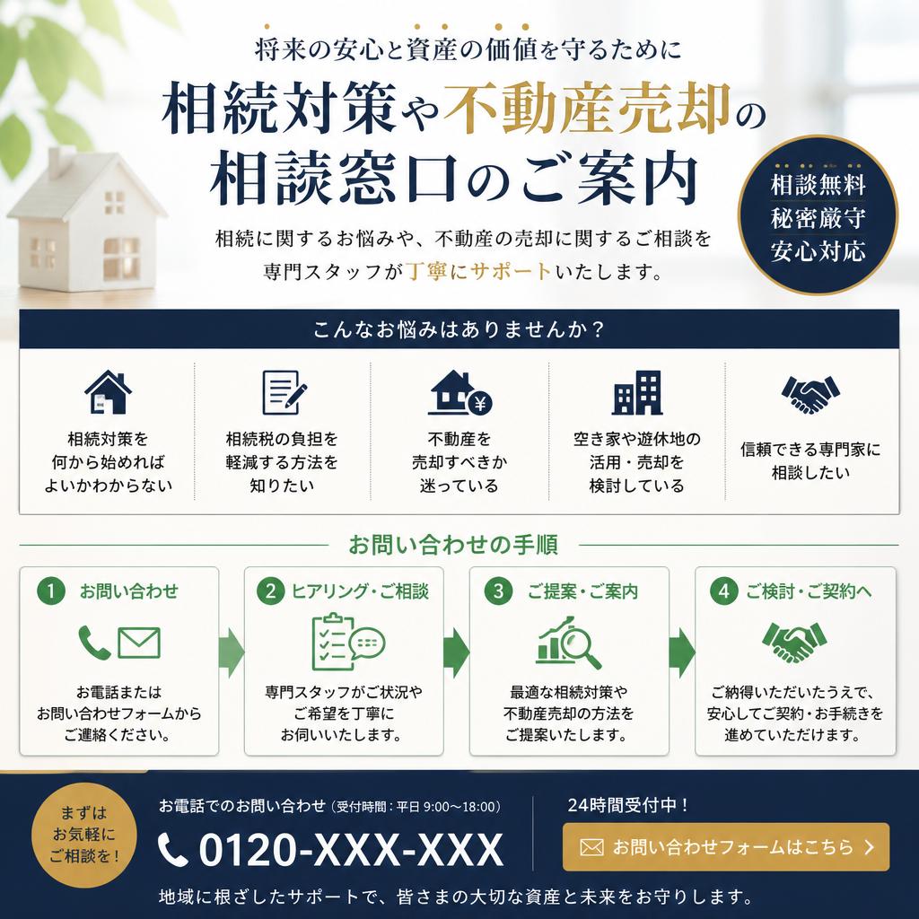 まずは相談から、安心のサポートを
