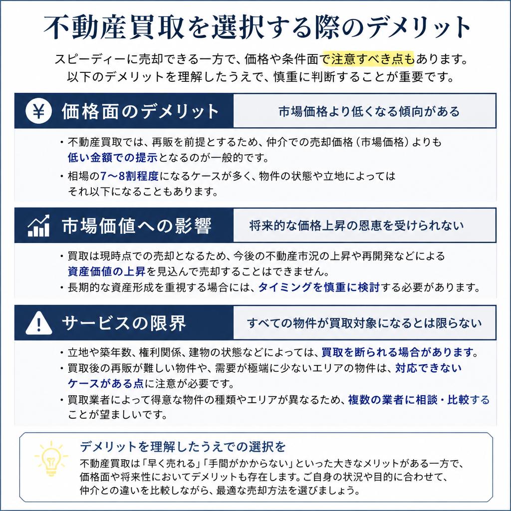 買取のデメリット