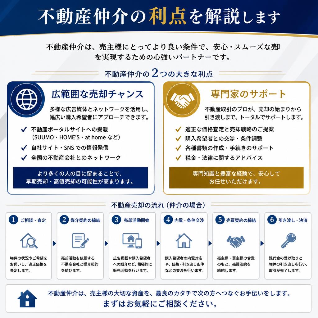仲介のメリット