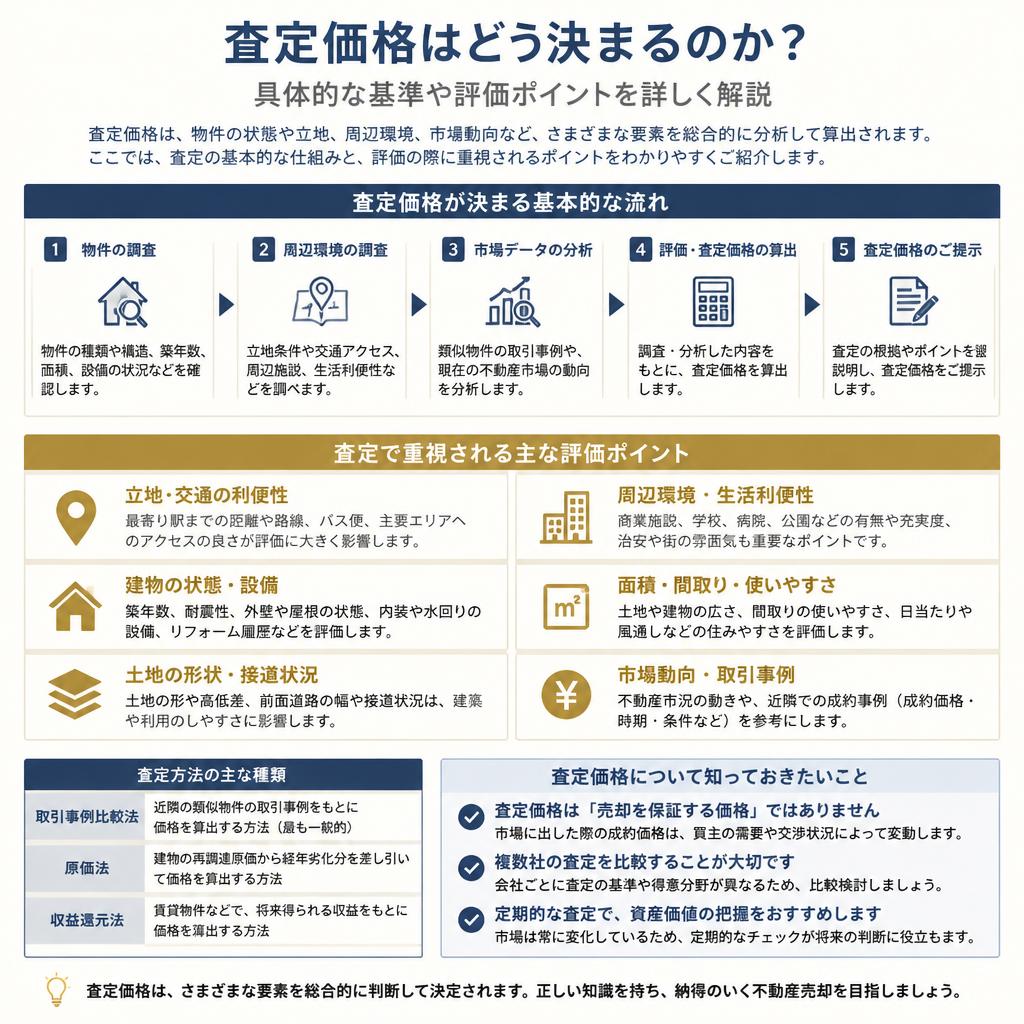 不動産査定基準を理解しよう