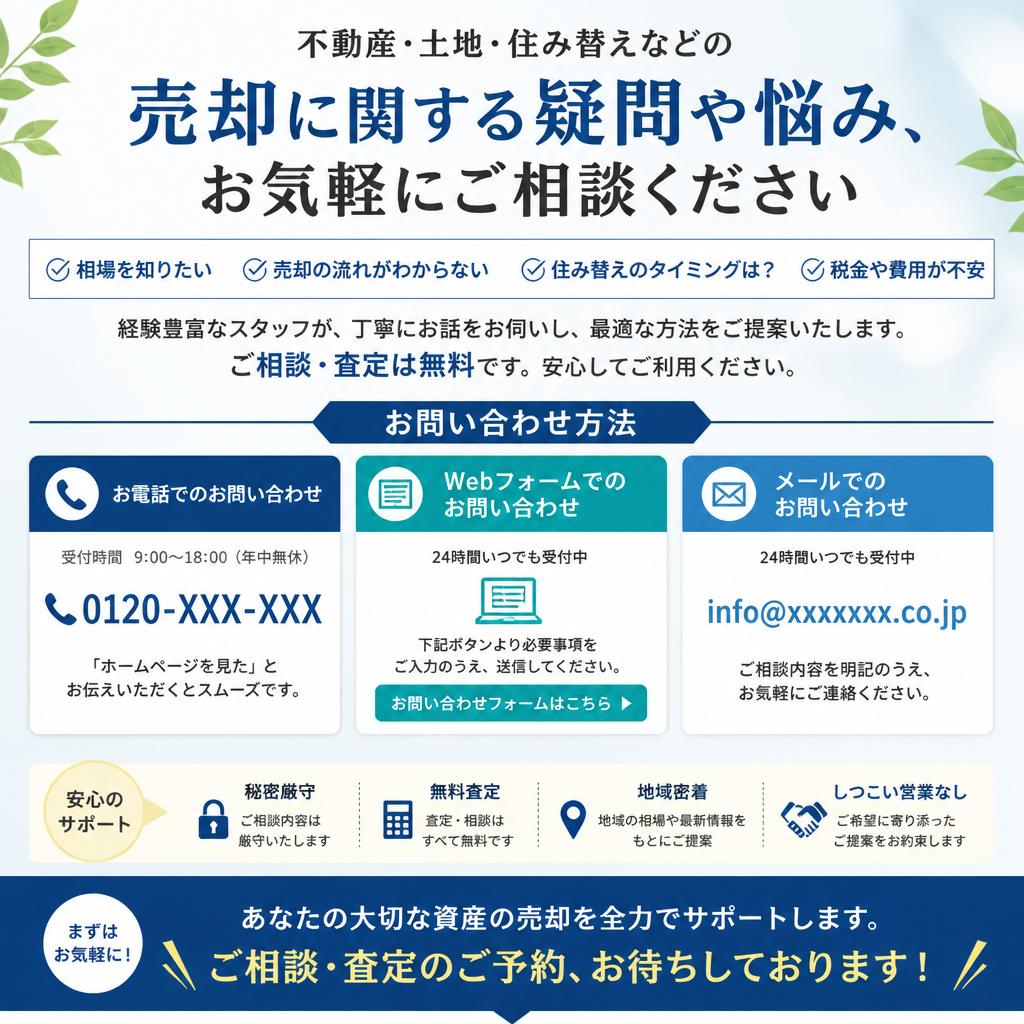 7. 相談はお気軽にどうぞ！