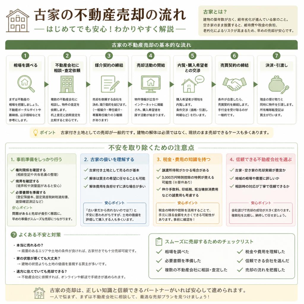 5. 不動産売却の流れと注意点