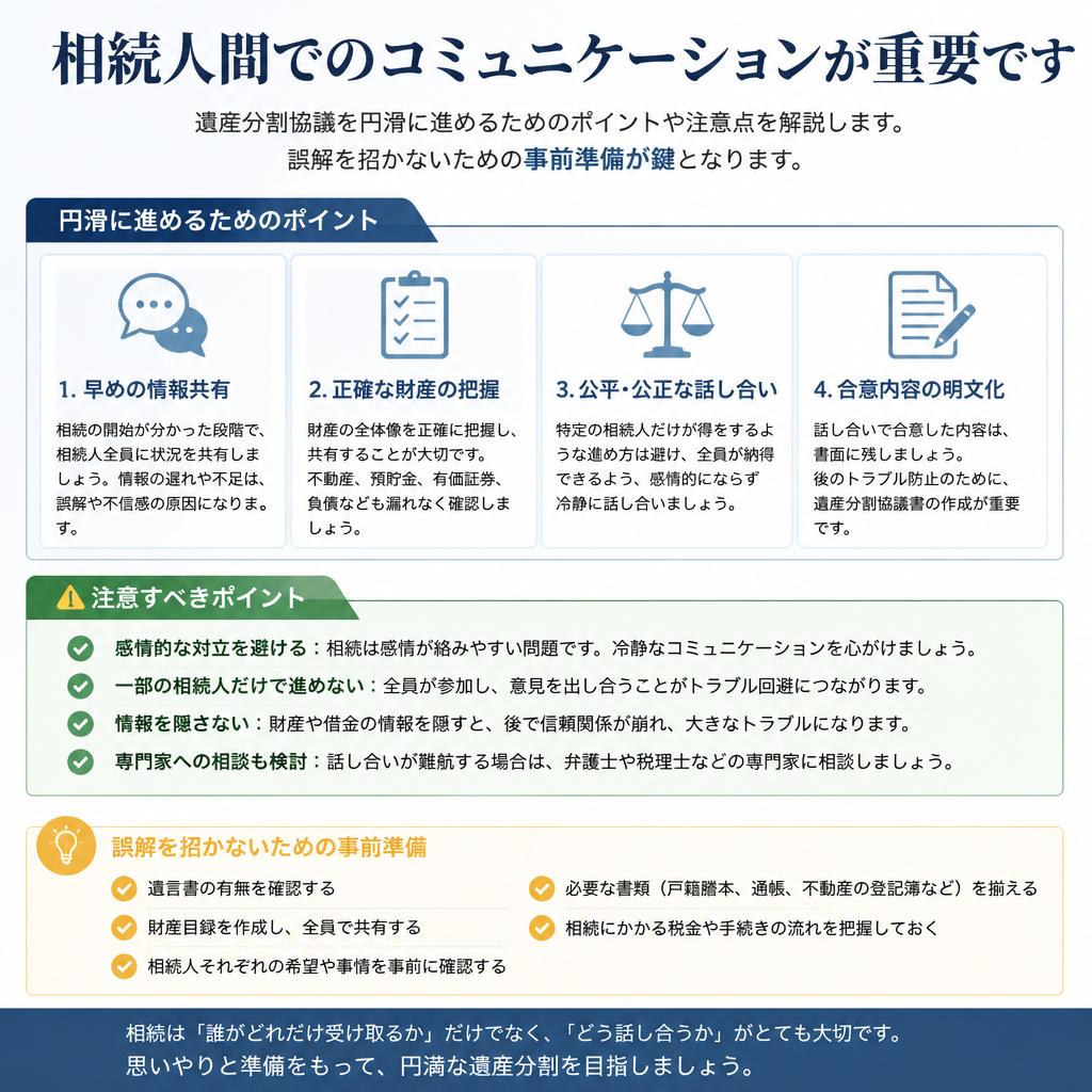 遺産分割協議の進め方