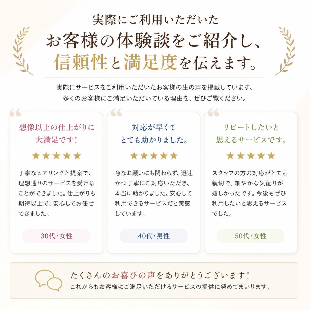 お客様の声
