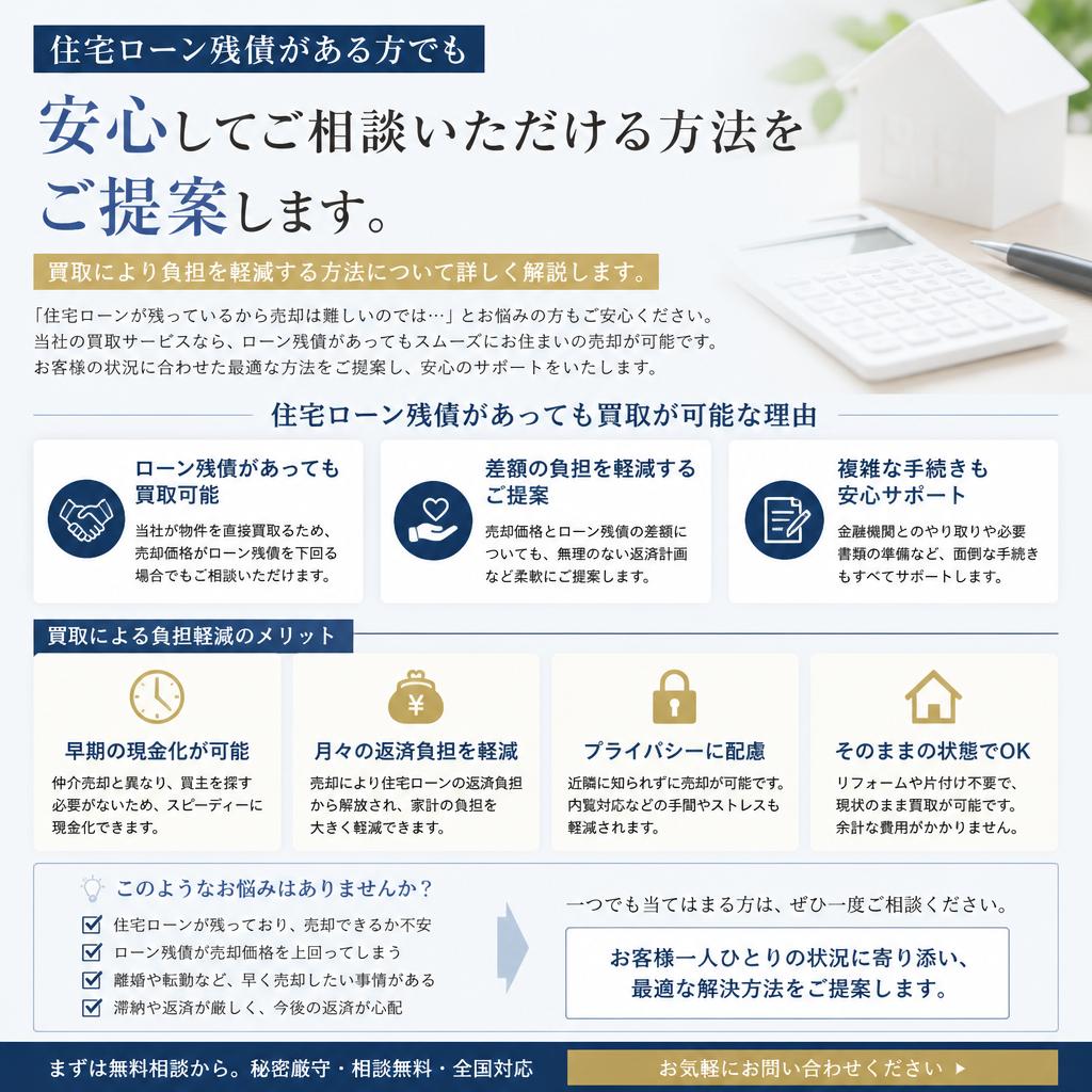 住宅ローンの返済にお悩みの方へ