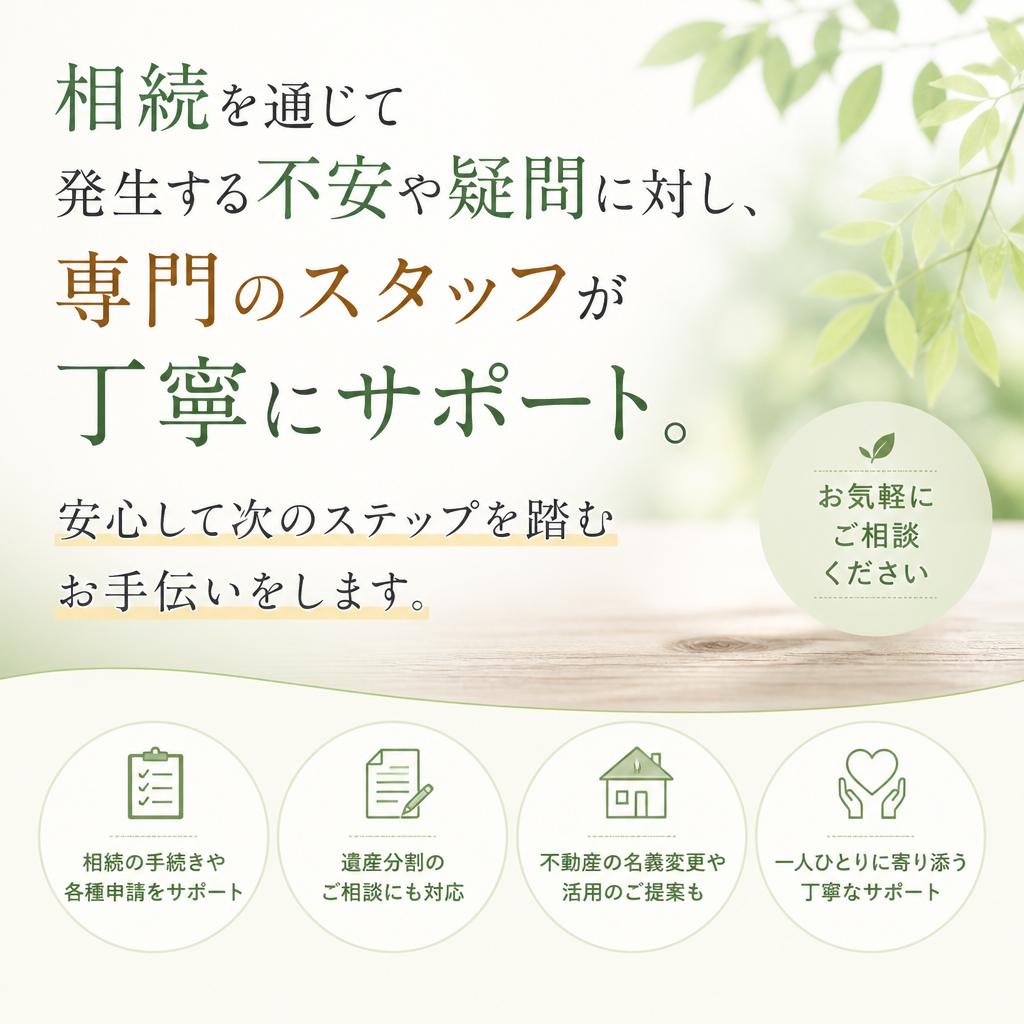 親身な相続相談の重要性