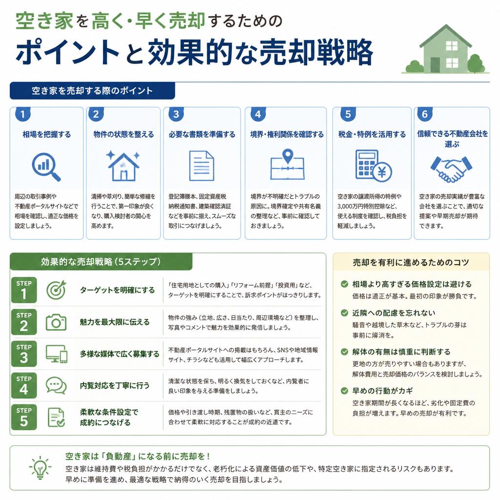 5. 空き家を賢く売却する方法