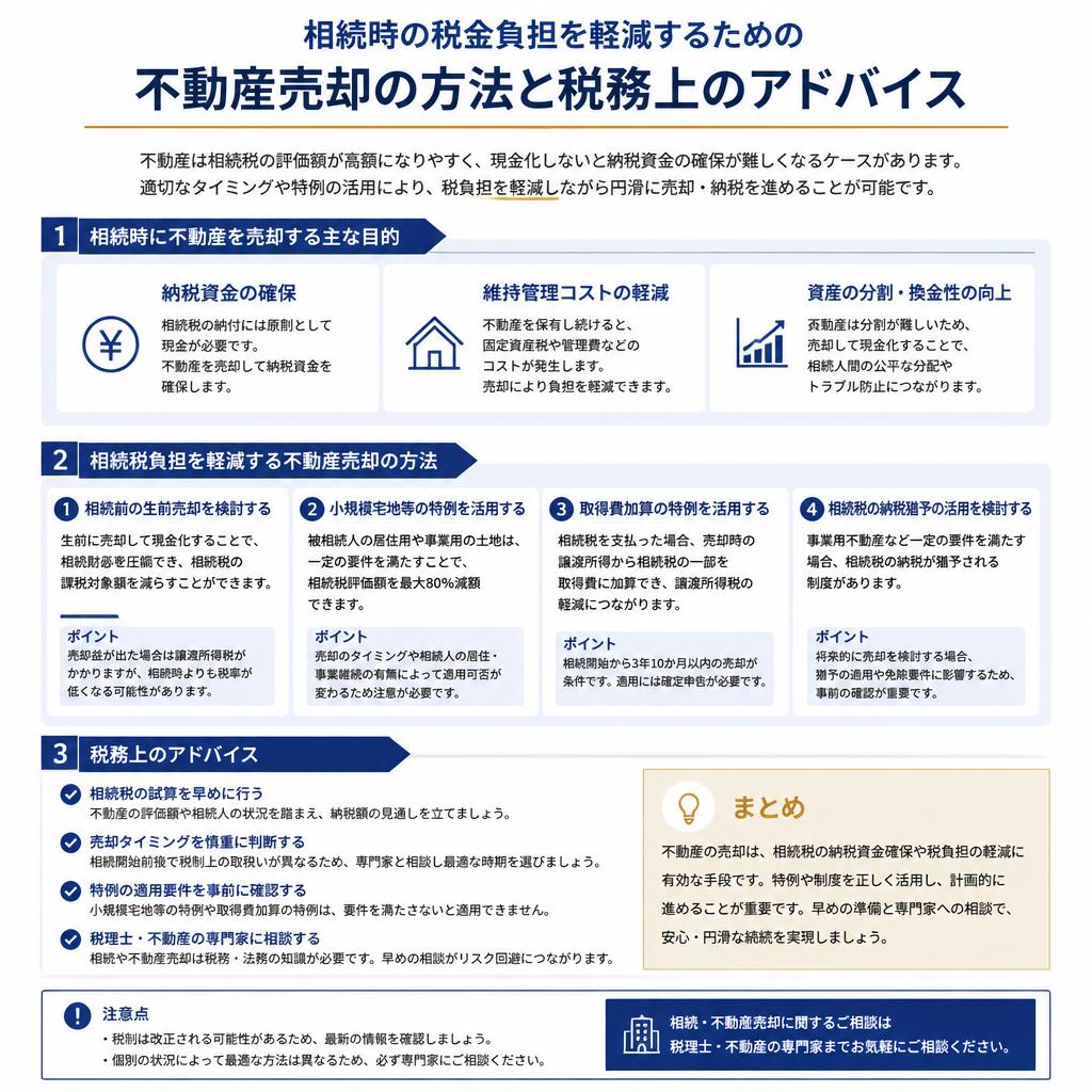 4. 相続税対策と不動産売却