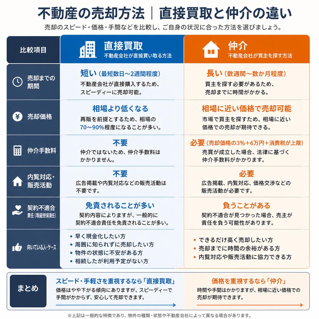 5. 直接買取と仲介の違い