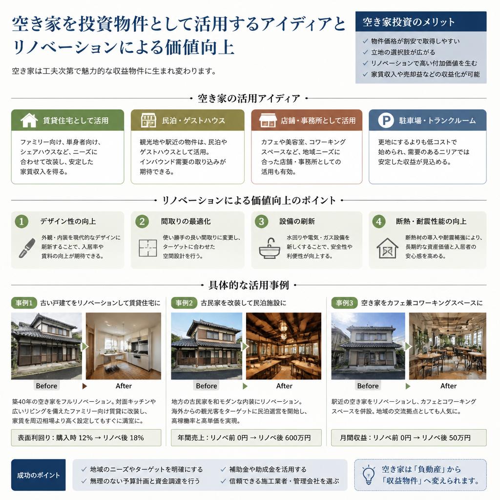 空き家の有効活用法
