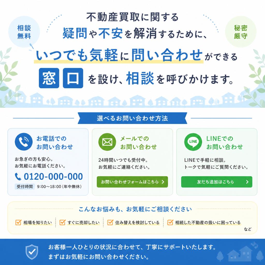 お気軽にお問い合わせを！