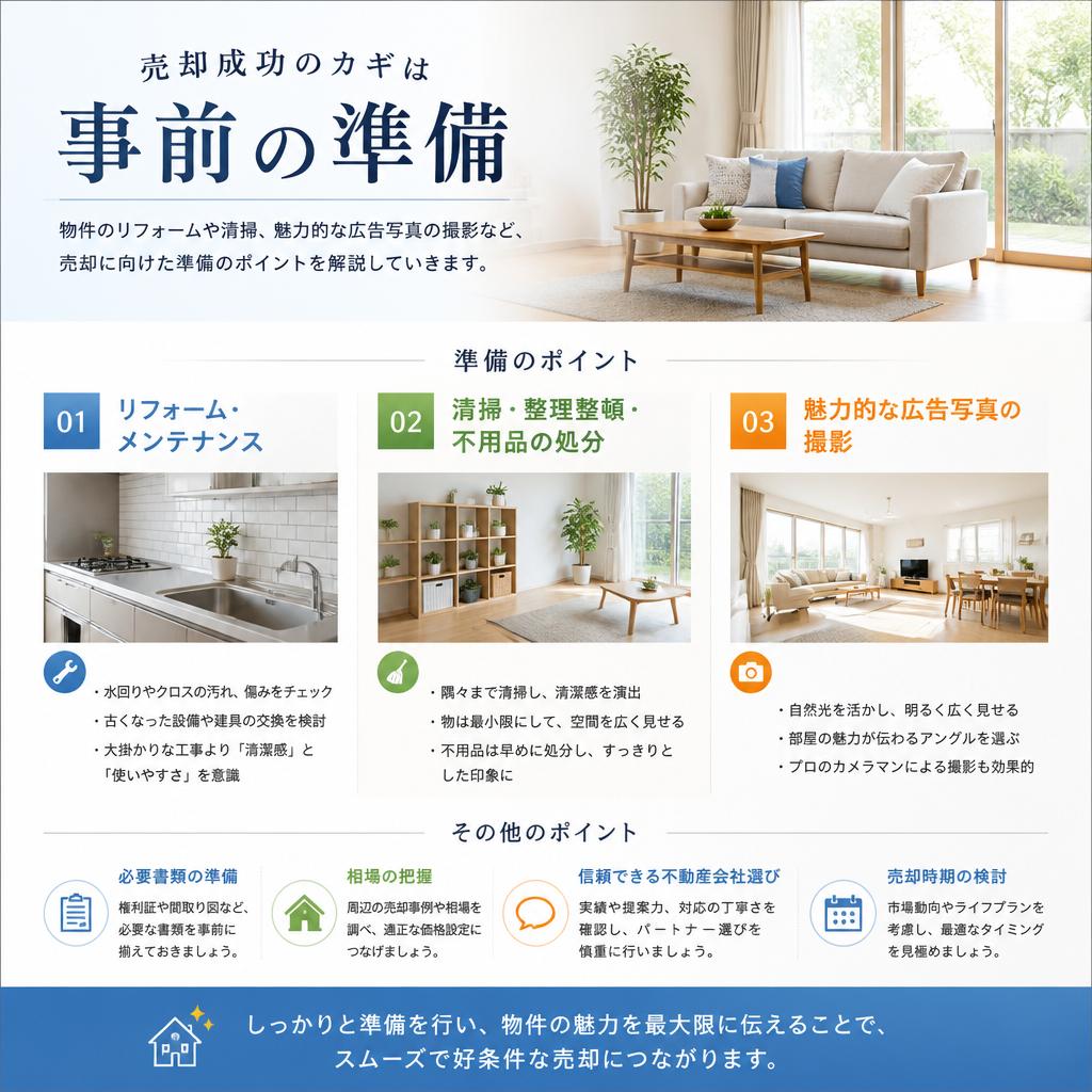 4. 売却に向けた物件の準備
