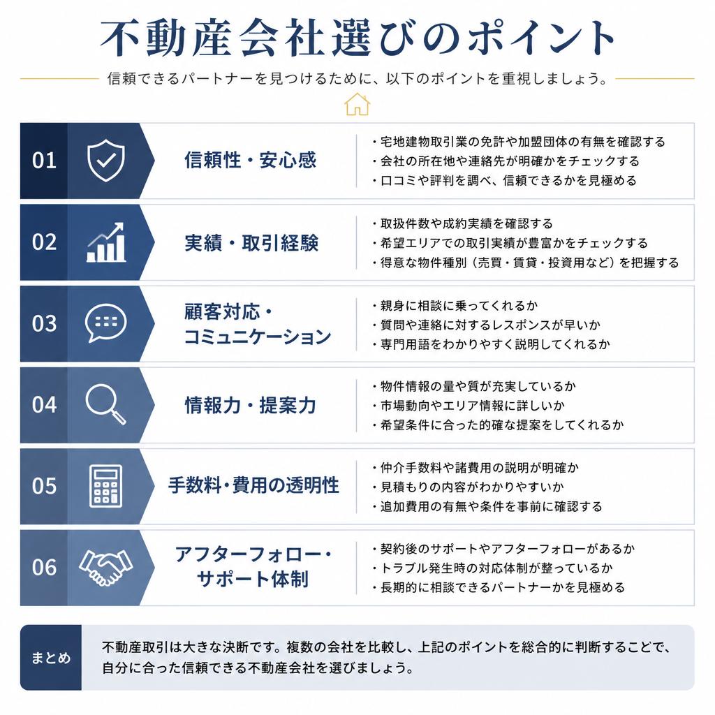正しい不動産会社の選び方