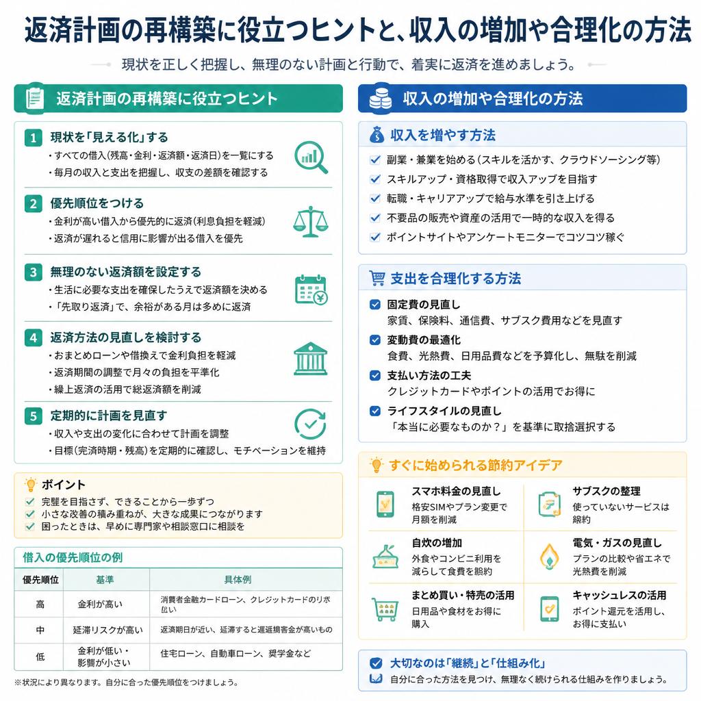 返済計画の見直し方法