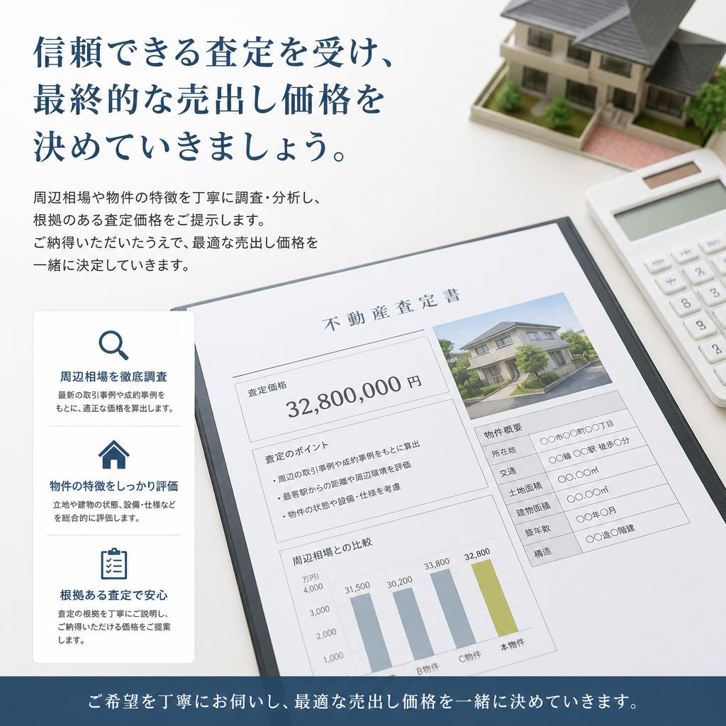 ステップ5: 査定・価格設定を依頼