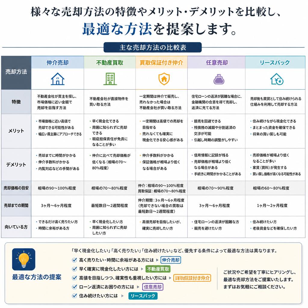 5. 売却方法の選択肢