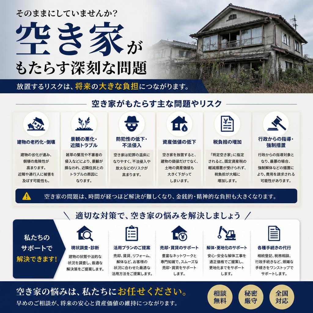 空き家対策の重要性