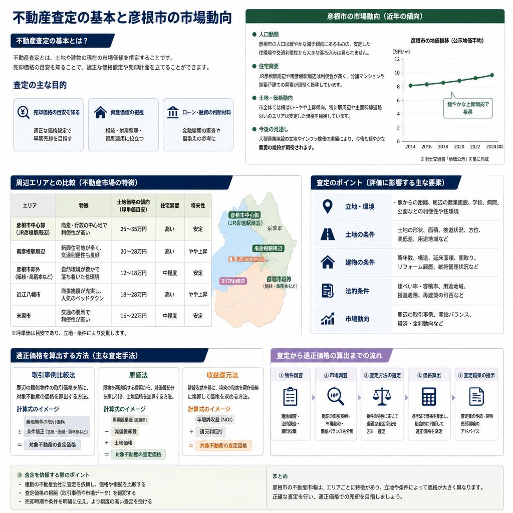 彦根市の不動産査定方法