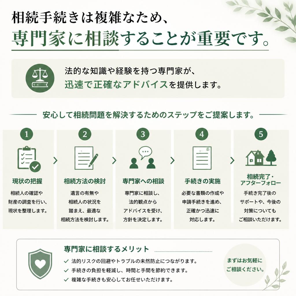 専門家相談のメリット