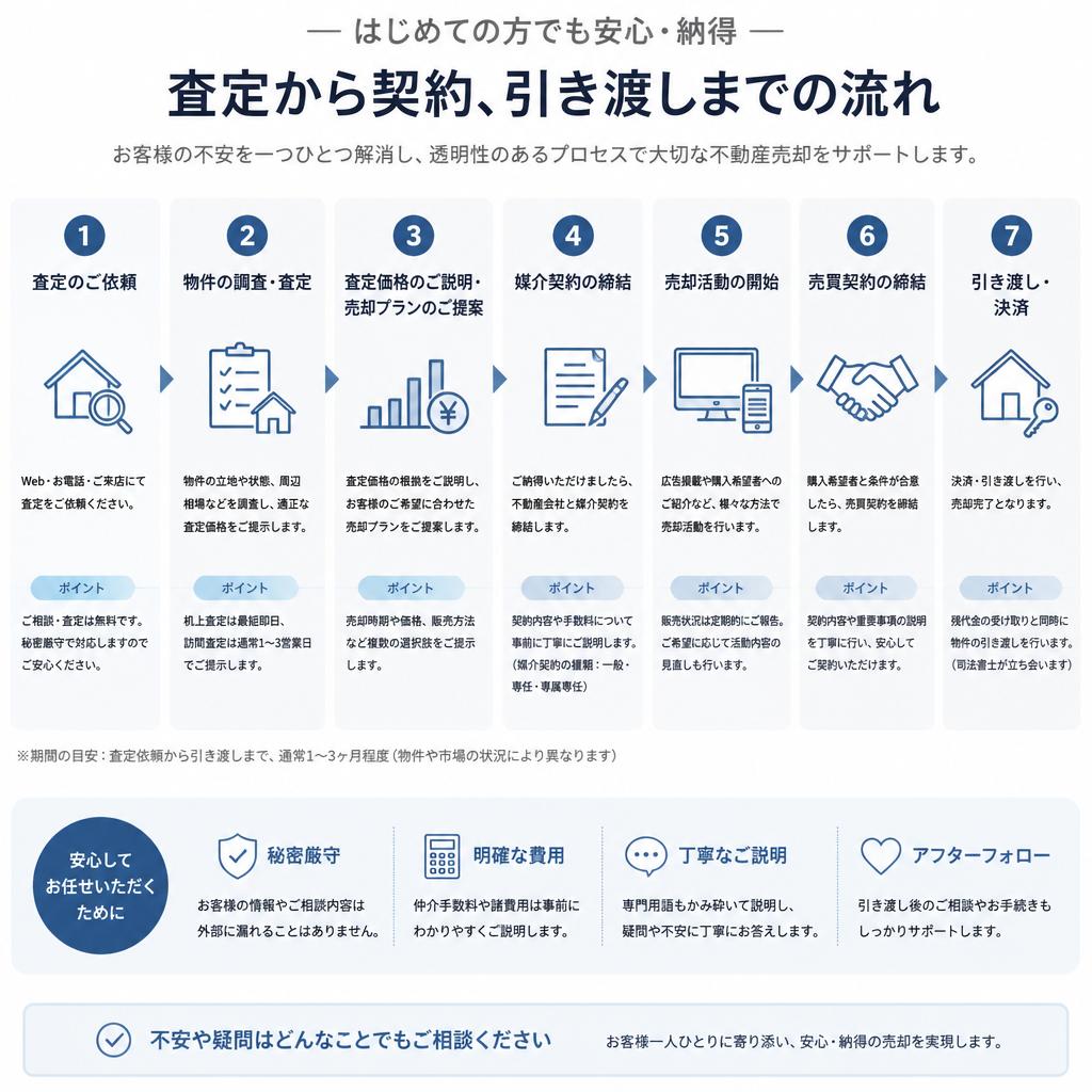 買取プロセスを徹底解説！