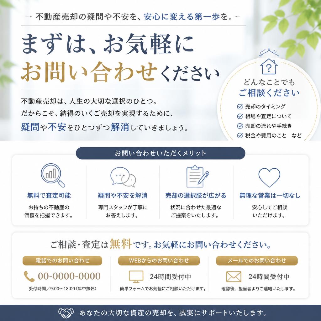 7. まずはお気軽にご相談を！