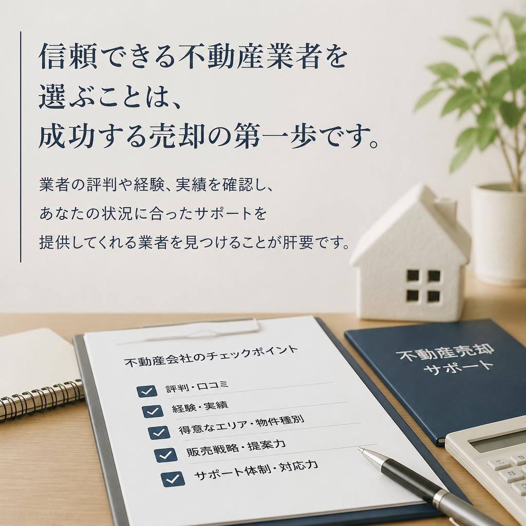 不動産業者選びの重要性