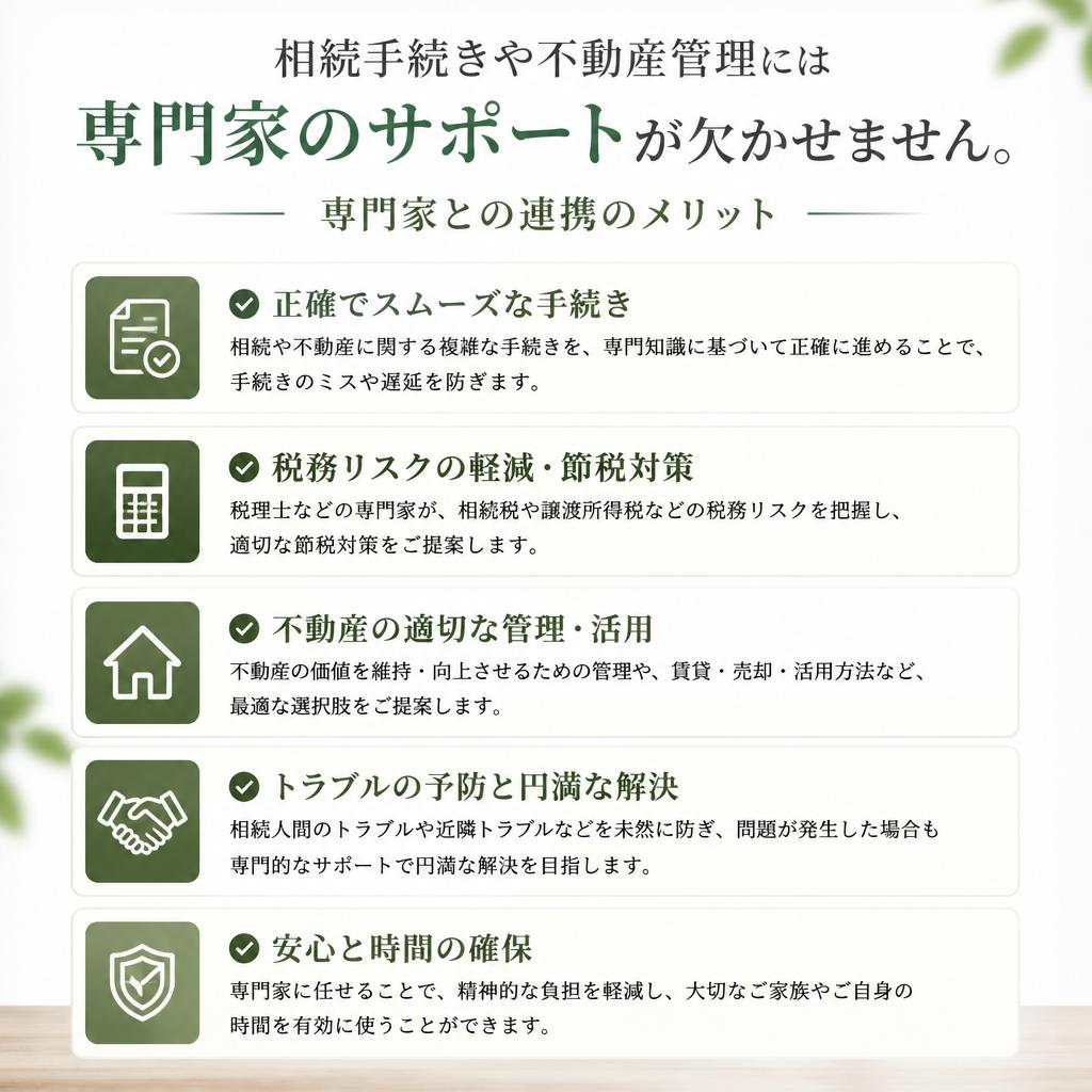 相続専門家との連携