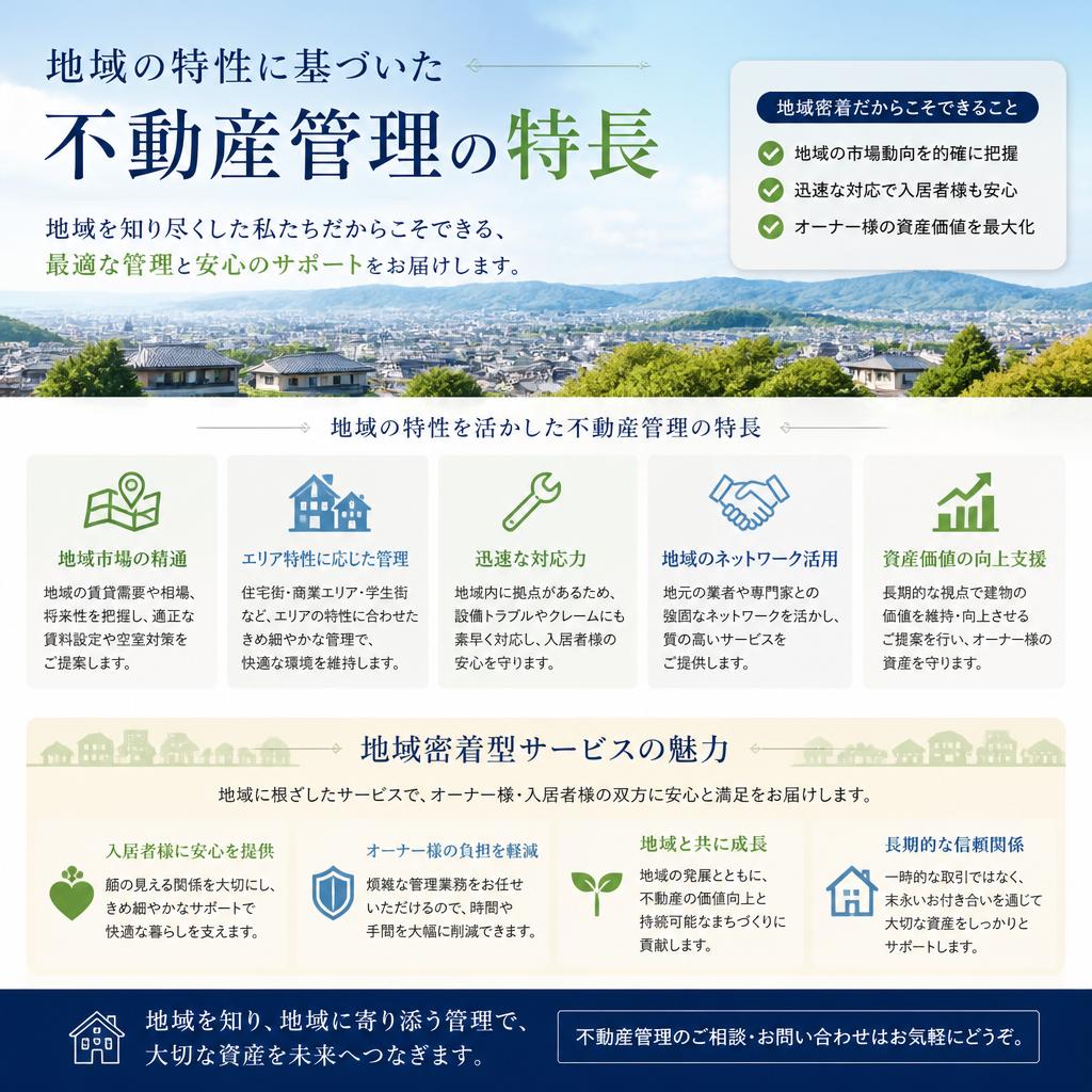彦根市での不動産管理の特徴