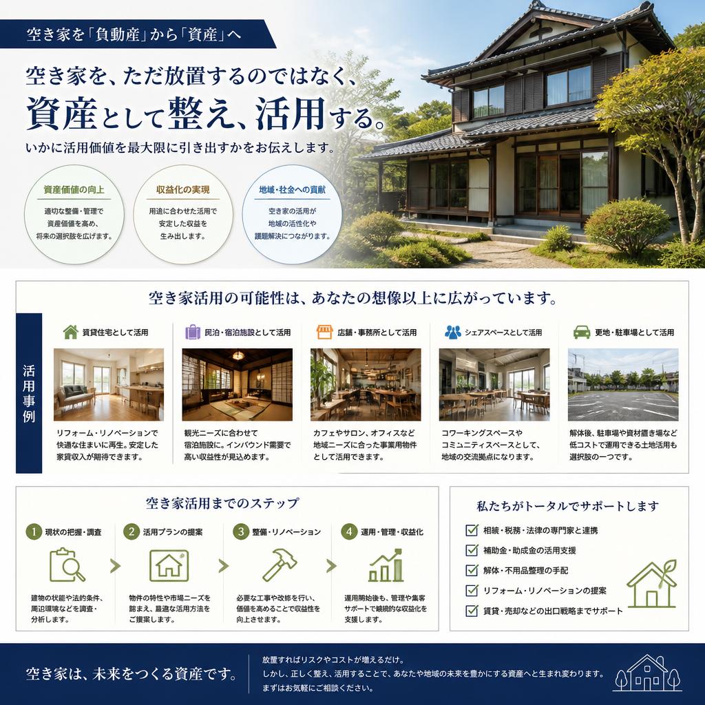 空き家活用の新しい選択肢