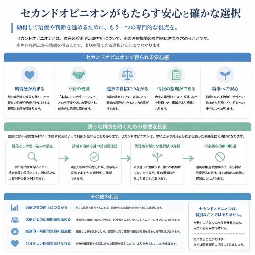 2. セカンドオピニオンの重要性