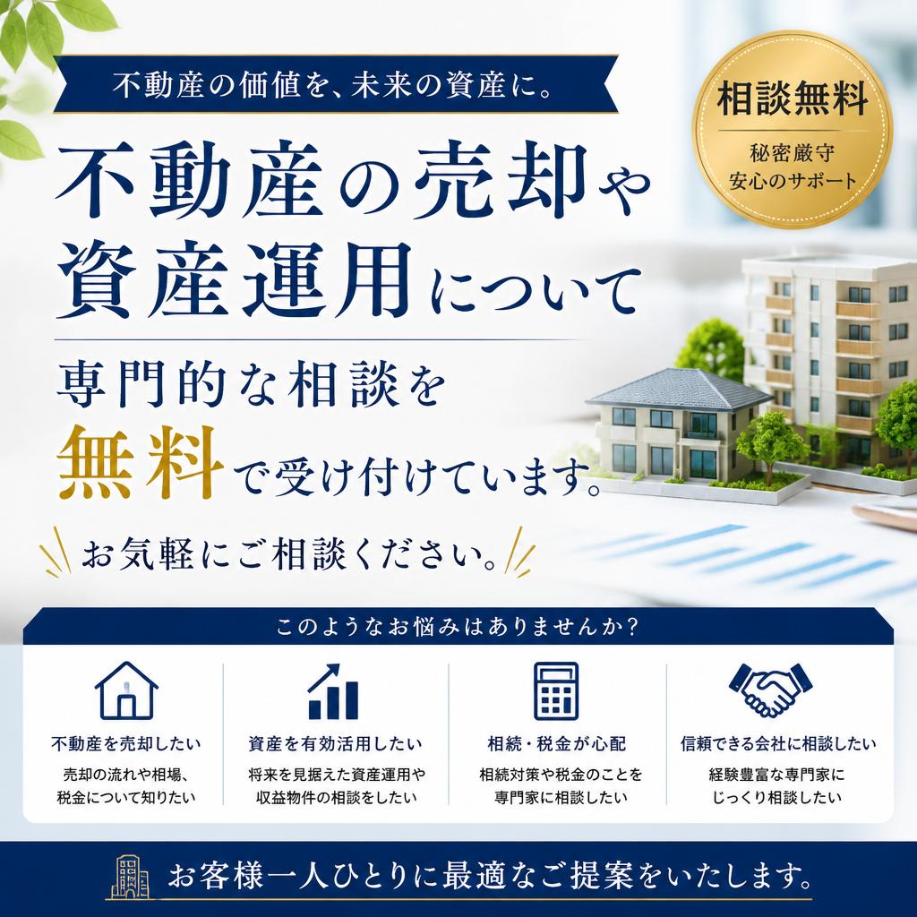 売却相談も無料！