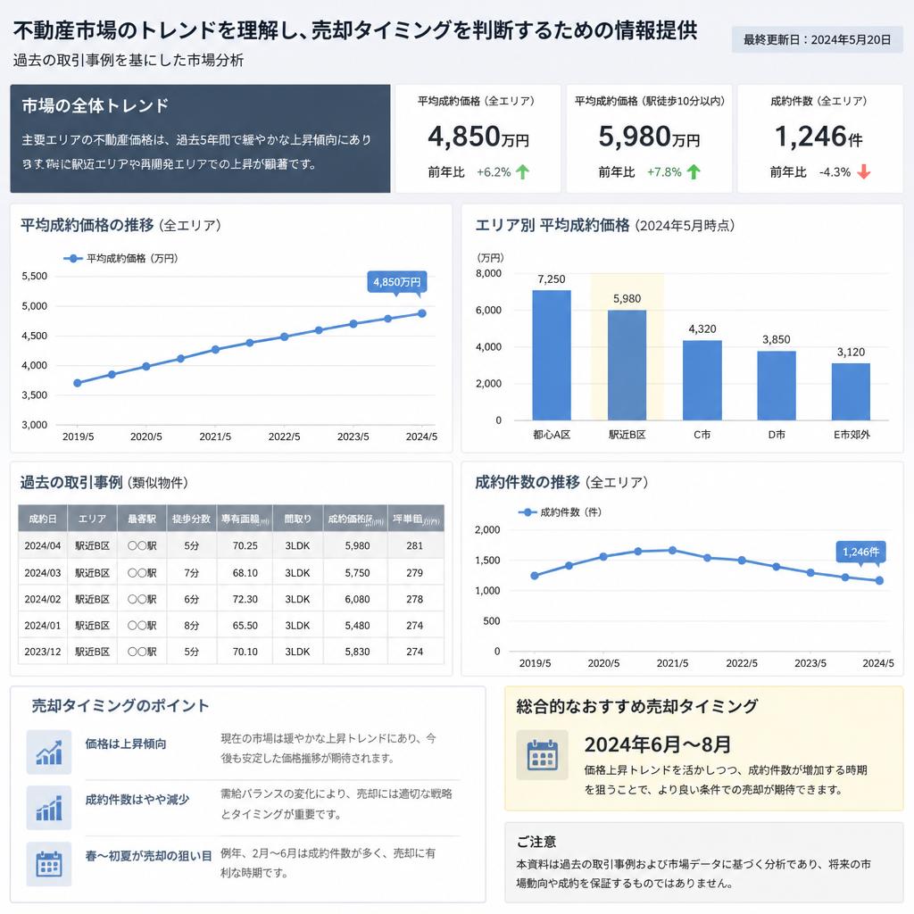 4. 市場価格の動向を見極める